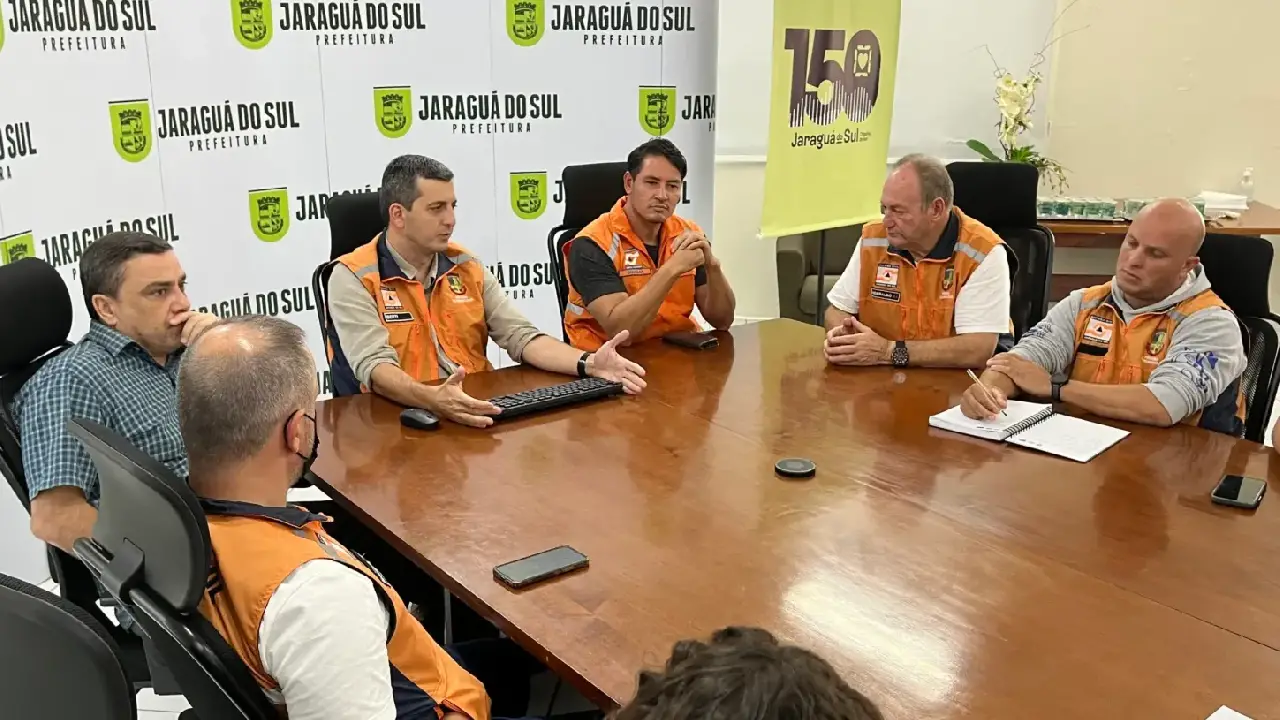 Jaraguá do Sul reforça estrutura de prevenção e resposta a eventos climáticos extremos
