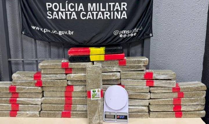 Mais de uma tonelada de maconha é apreendida em diferentes regiões do Estado