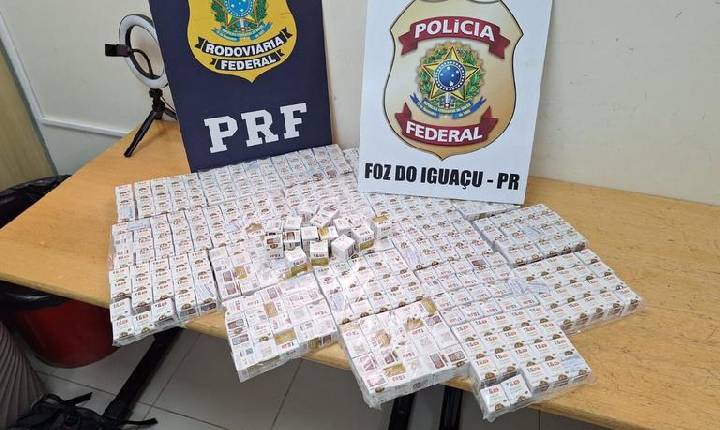 PF e PRF apreendem medicamentos estrangeiros irregulares no Paraná