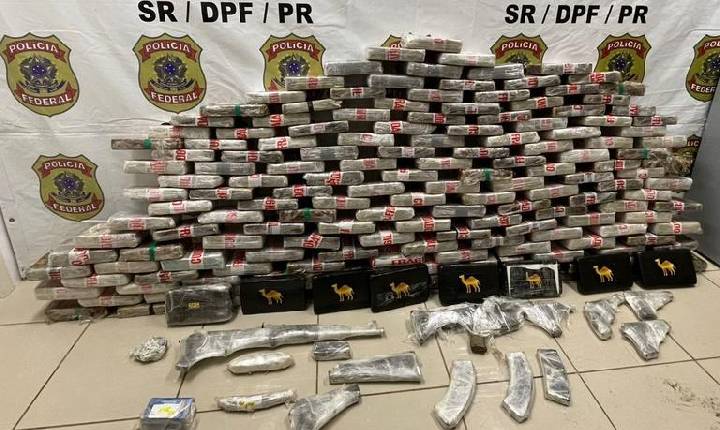 PF prende suspeito por tráfico internacional de drogas e de armas