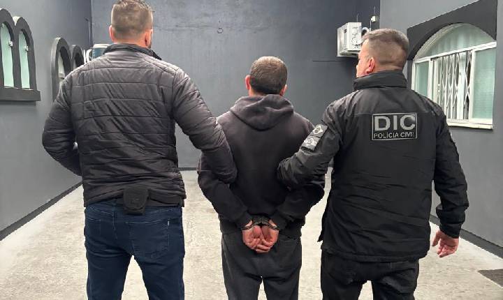 Polícia Civil prende homem condenado por tráfico de drogas e associação para o tráfico em Lages