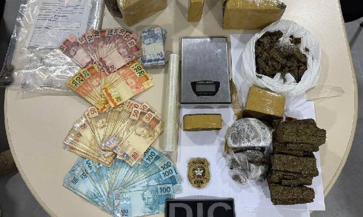 Polícia Civil prende investigado por tráfico e apreende mais de cinco quilos de maconha em Curitibanos