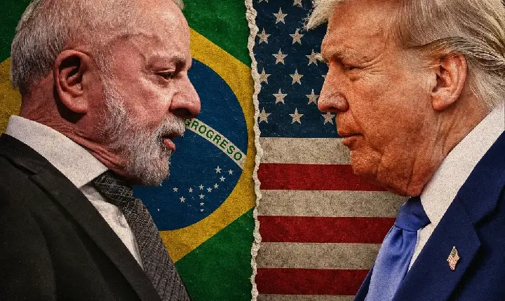 Trump compartilha artigo que cita eleição no Brasil como 