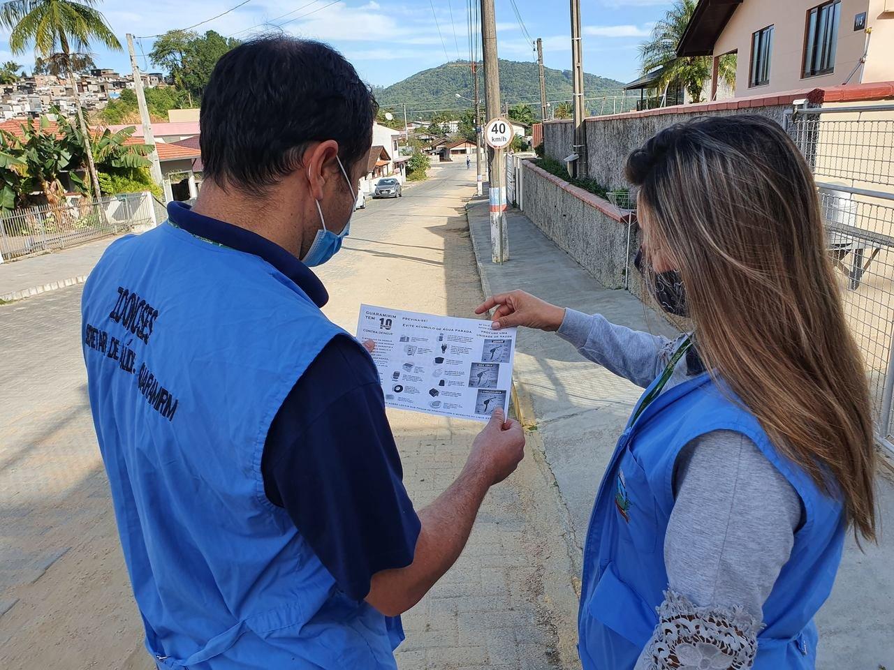 Vigilância Epidemiológica inicia ação intensiva para o combate à Dengue em Guaramirim