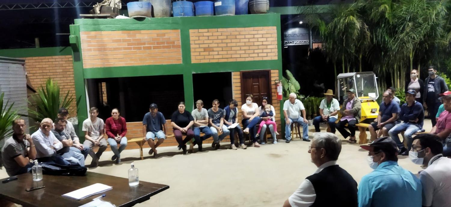 Prefeitura de Corupá reuniu moradores do Bairro Pedra D'Amolar