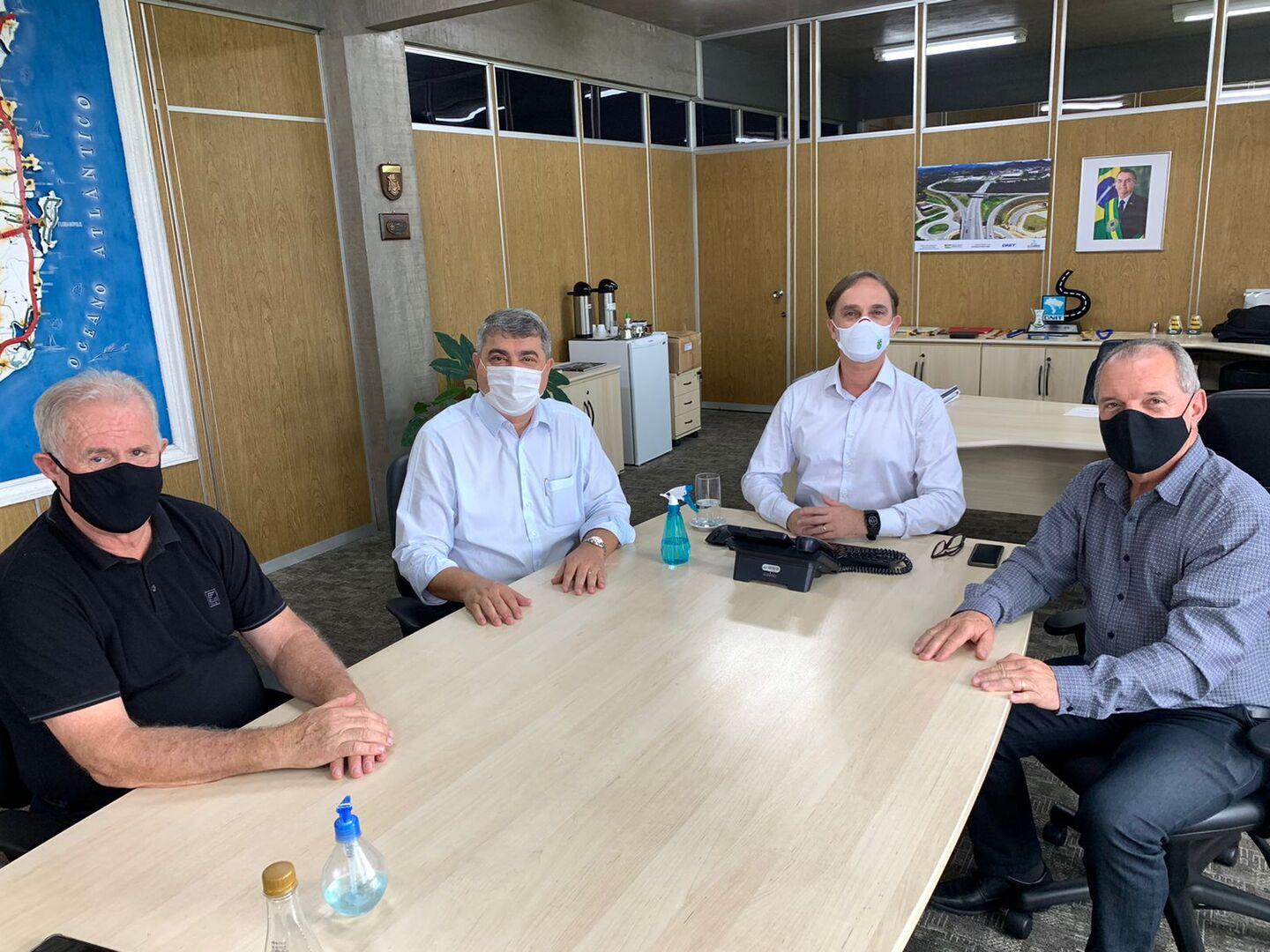 Prefeito de Corupá manteve reunião no DNIT em Florianópolis