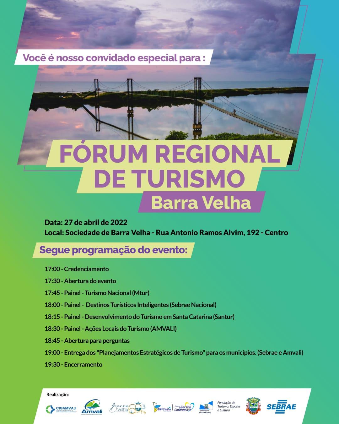 FÓRUM DE TURISMO ACONTECERÁ EM BARRA VELHA