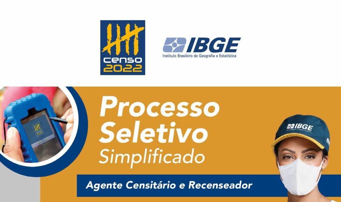 Vagas abertas para recenseadores em Corupá