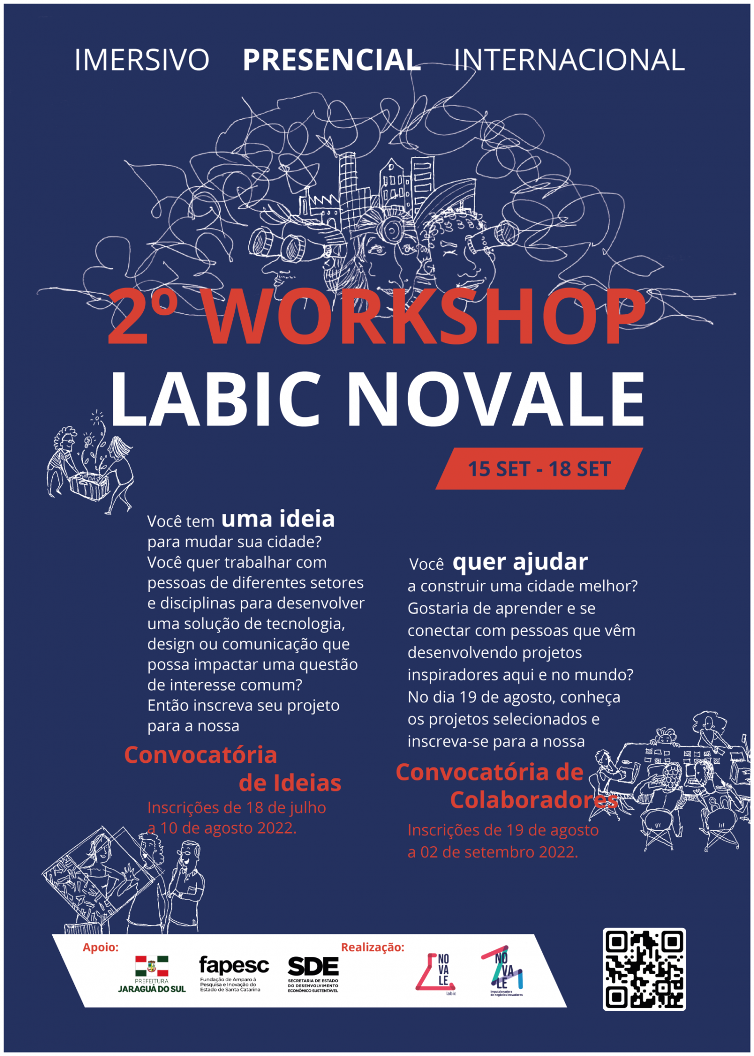 Abertas as inscrições para a convocatória de colaboradores do Workshop LabIC
