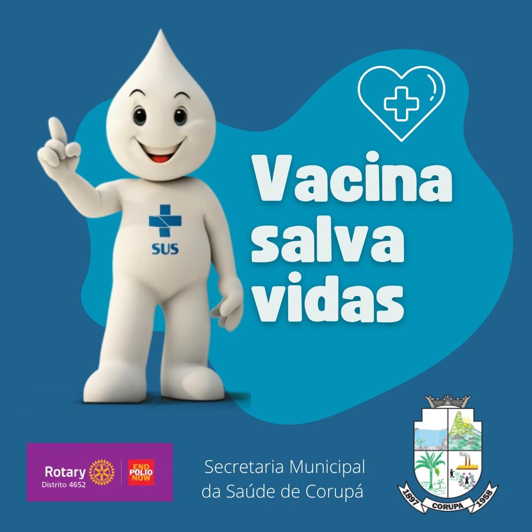 Corupá também registra baixa adesão à vacina contra a Poliomielite