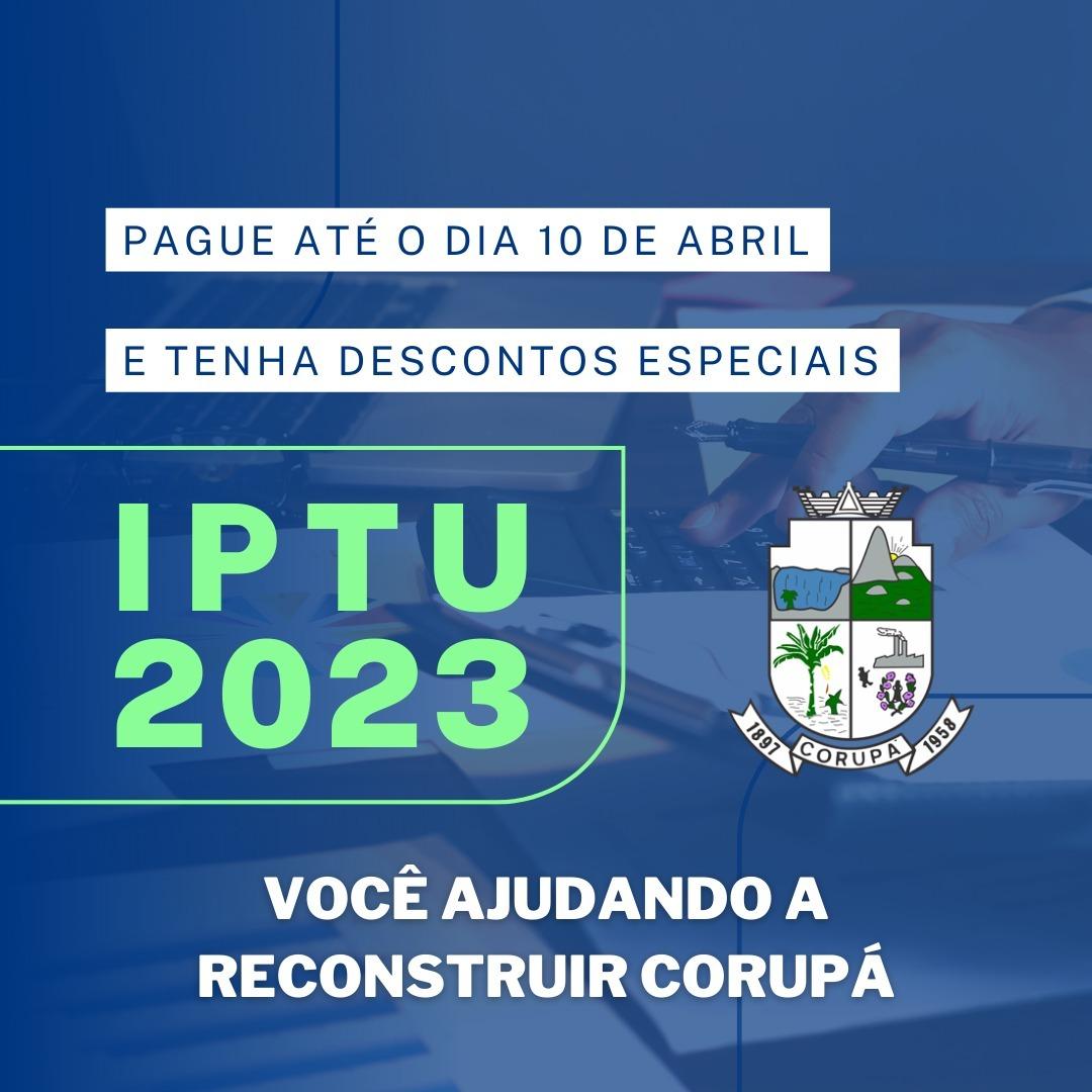 Contribuintes já podem imprimir o carnê do IPTU em Corupá