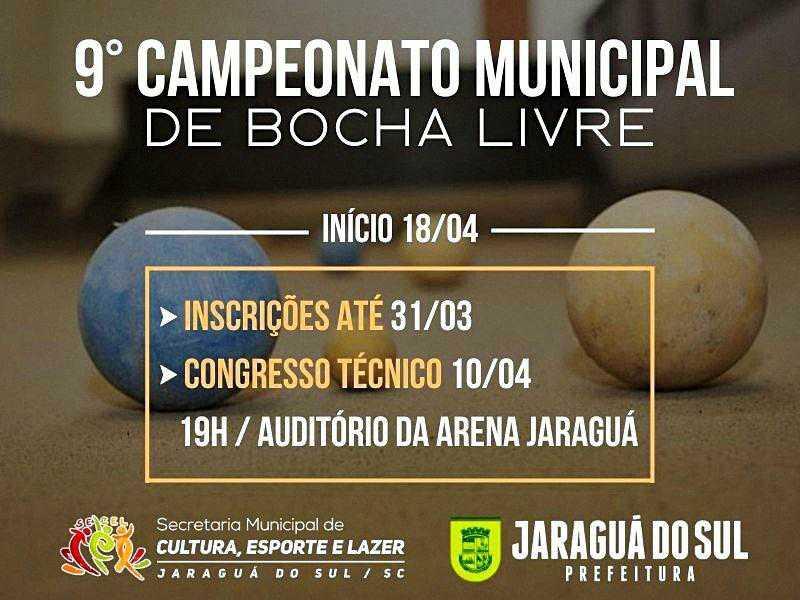 Abertas as inscrições para o Campeonato de Bocha Livre