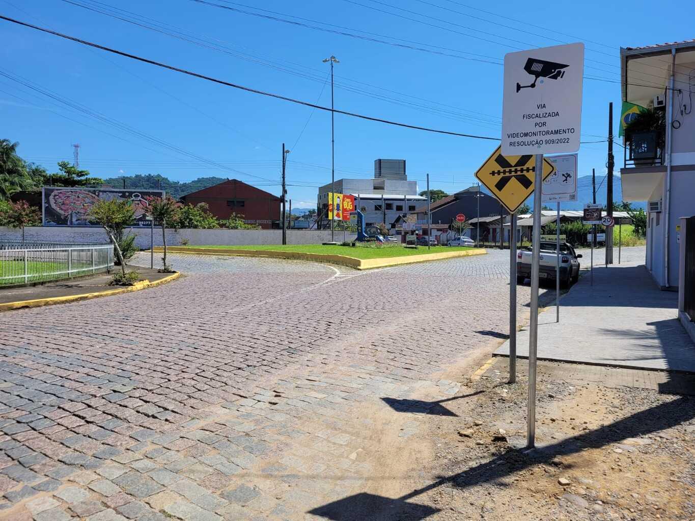 Câmeras de monitoramento foram reativadas em Corupá