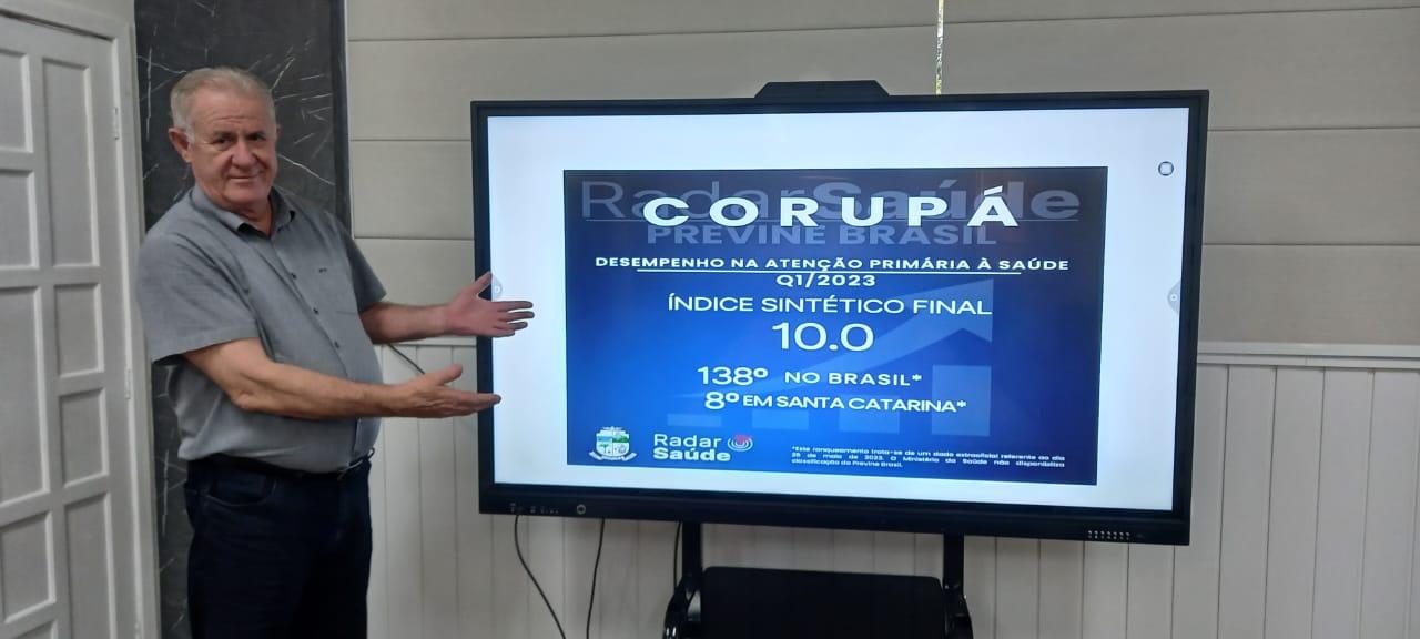 Corupá é nota 10 em atenção primária à saúde