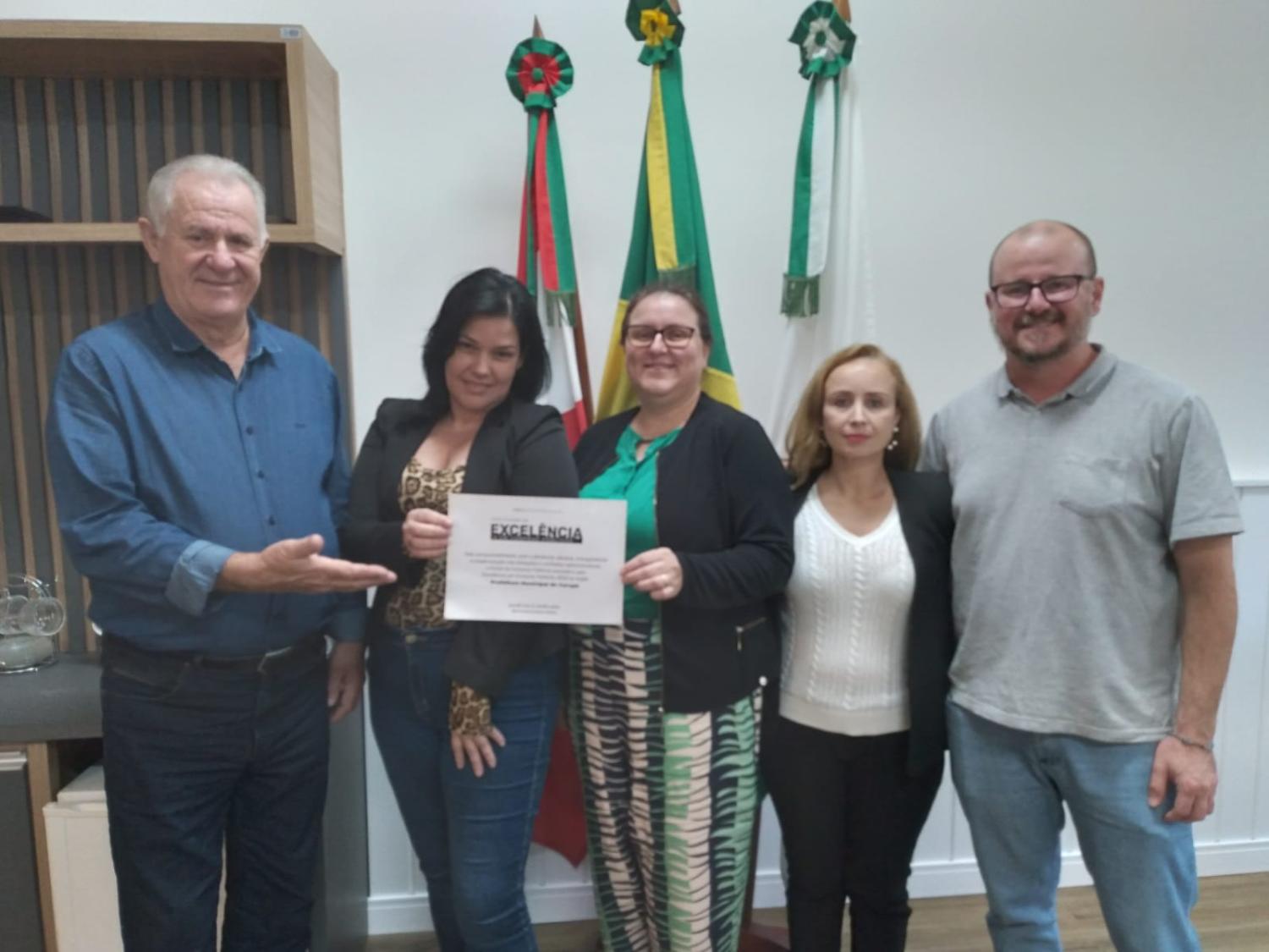 Prefeitura de Corupá recebe certificado de 