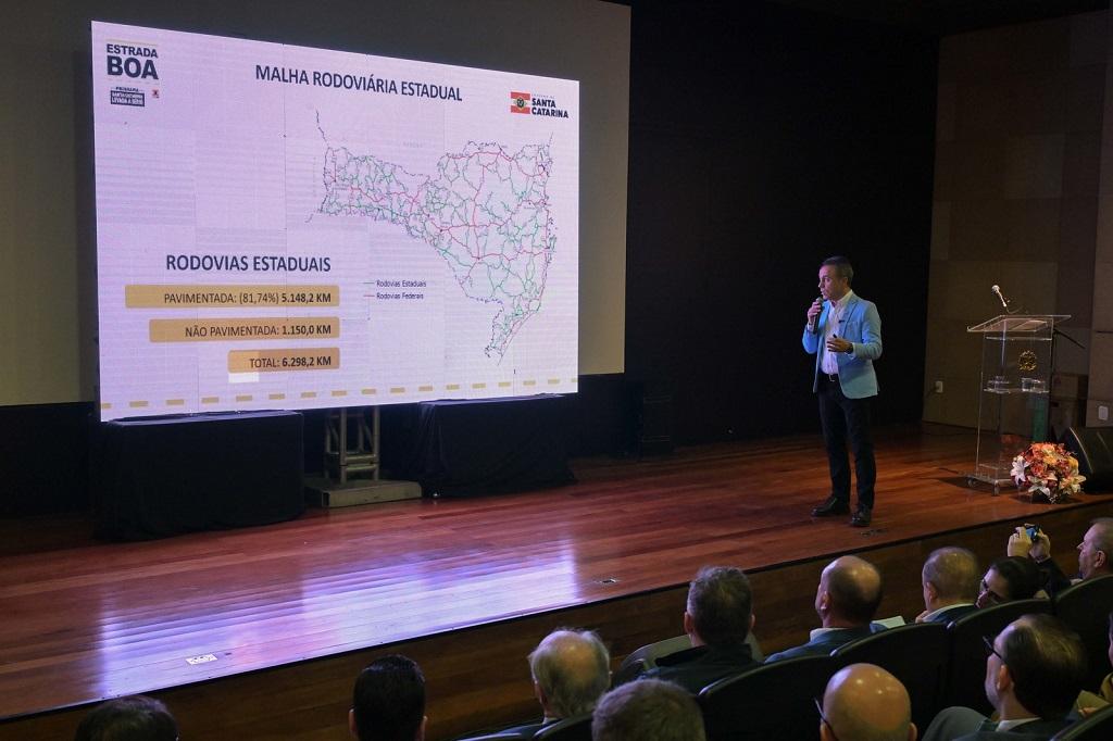Governo de SC lançou o Programa Estrada Boa