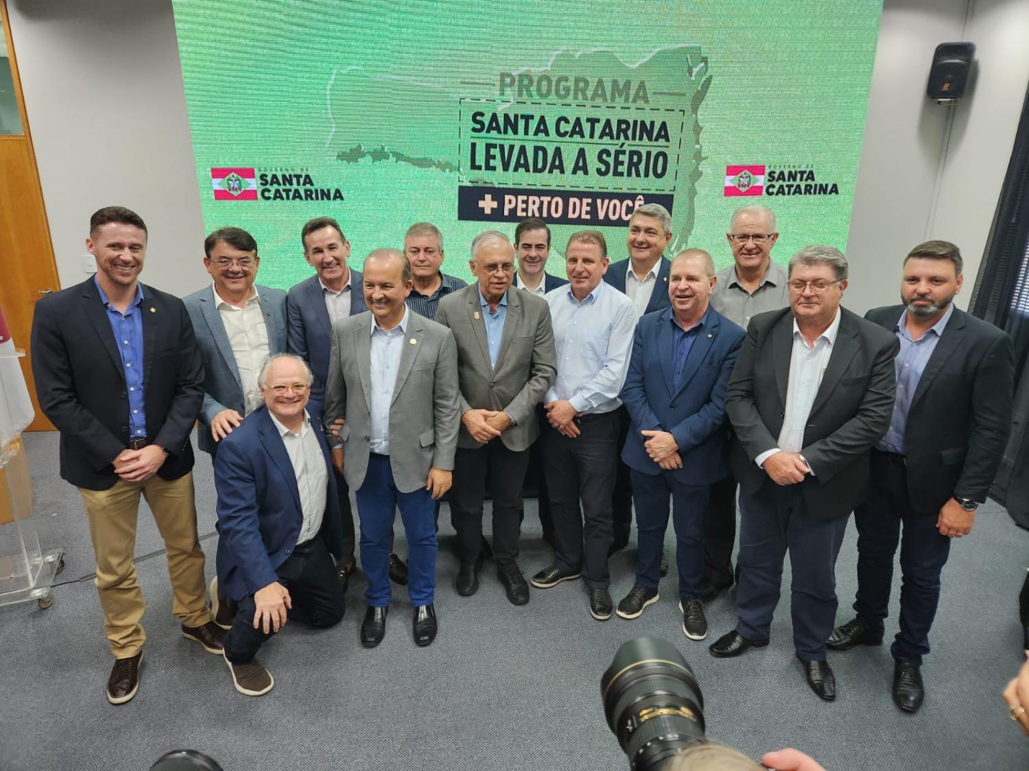 Prefeito de Corupá se reúne com o Governador do Estado