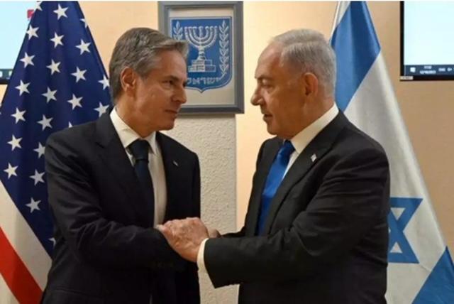 Netanyahu recebe Blinken, e os EUA condenam atrocidades do Hamas