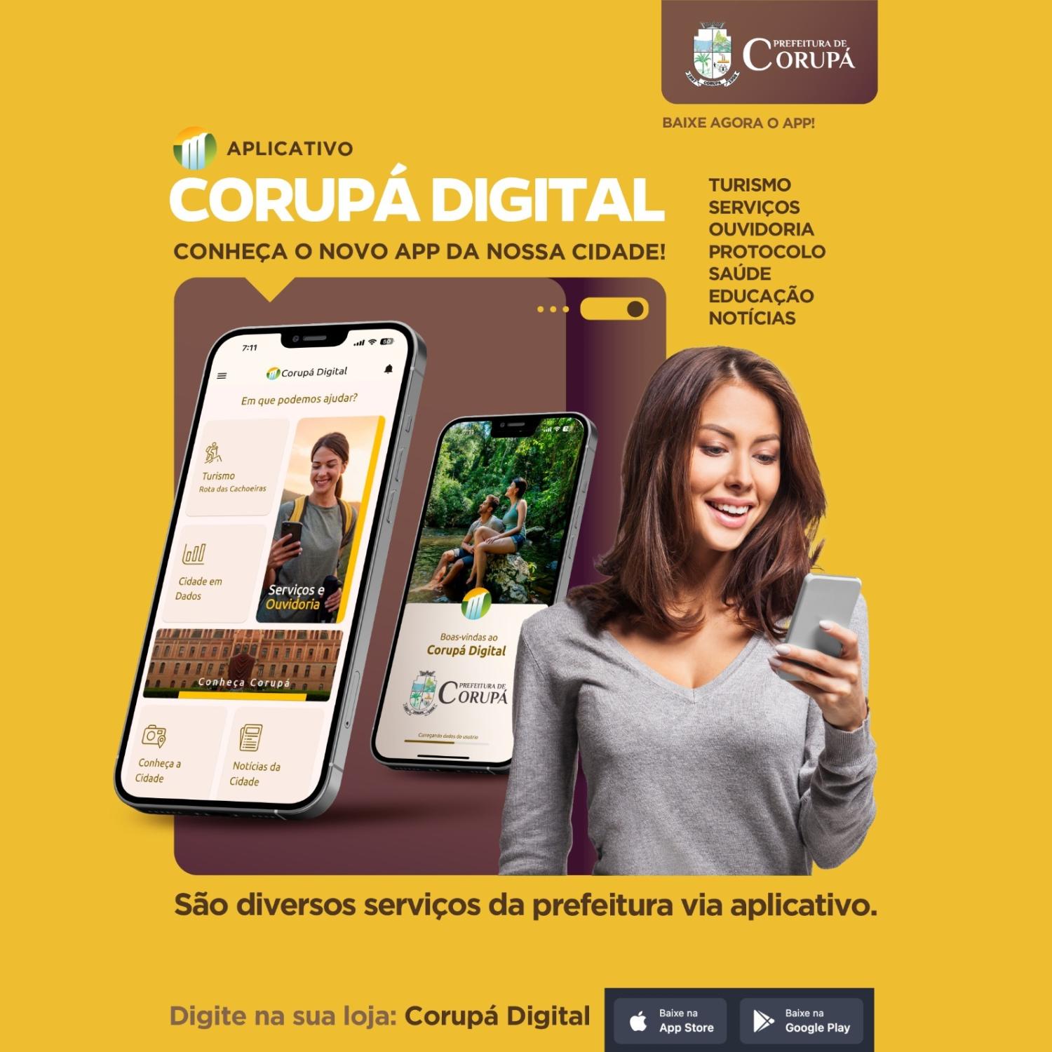 PREFEITURA LANÇA O APLICATIVO CORUPÁ DIGITAL