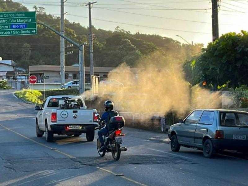 Mais uma etapa do fumacê acontece amanhã em Jaraguá do Sul