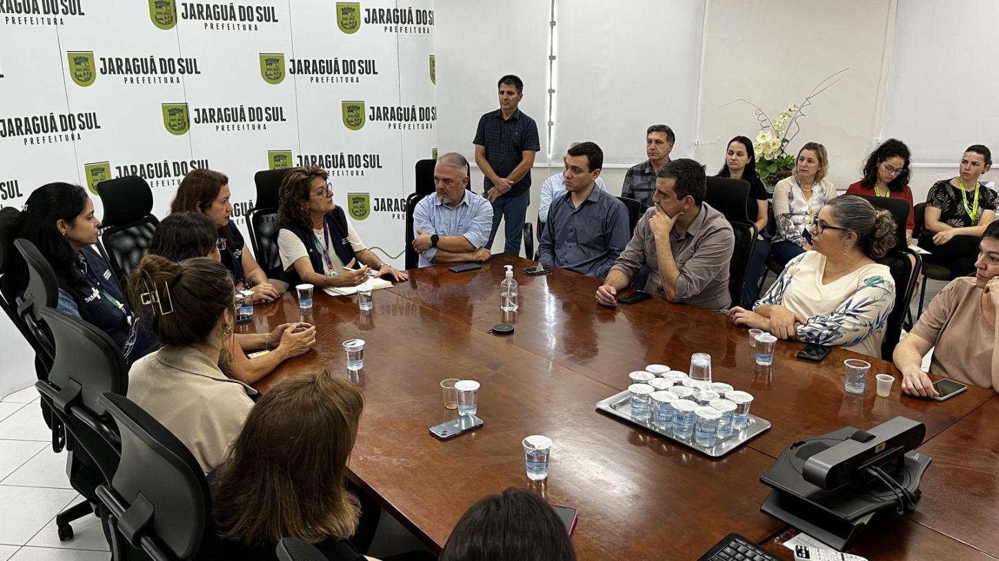 Técnicos do Ministério da Saúde cumprem agenda em Jaraguá do Sul