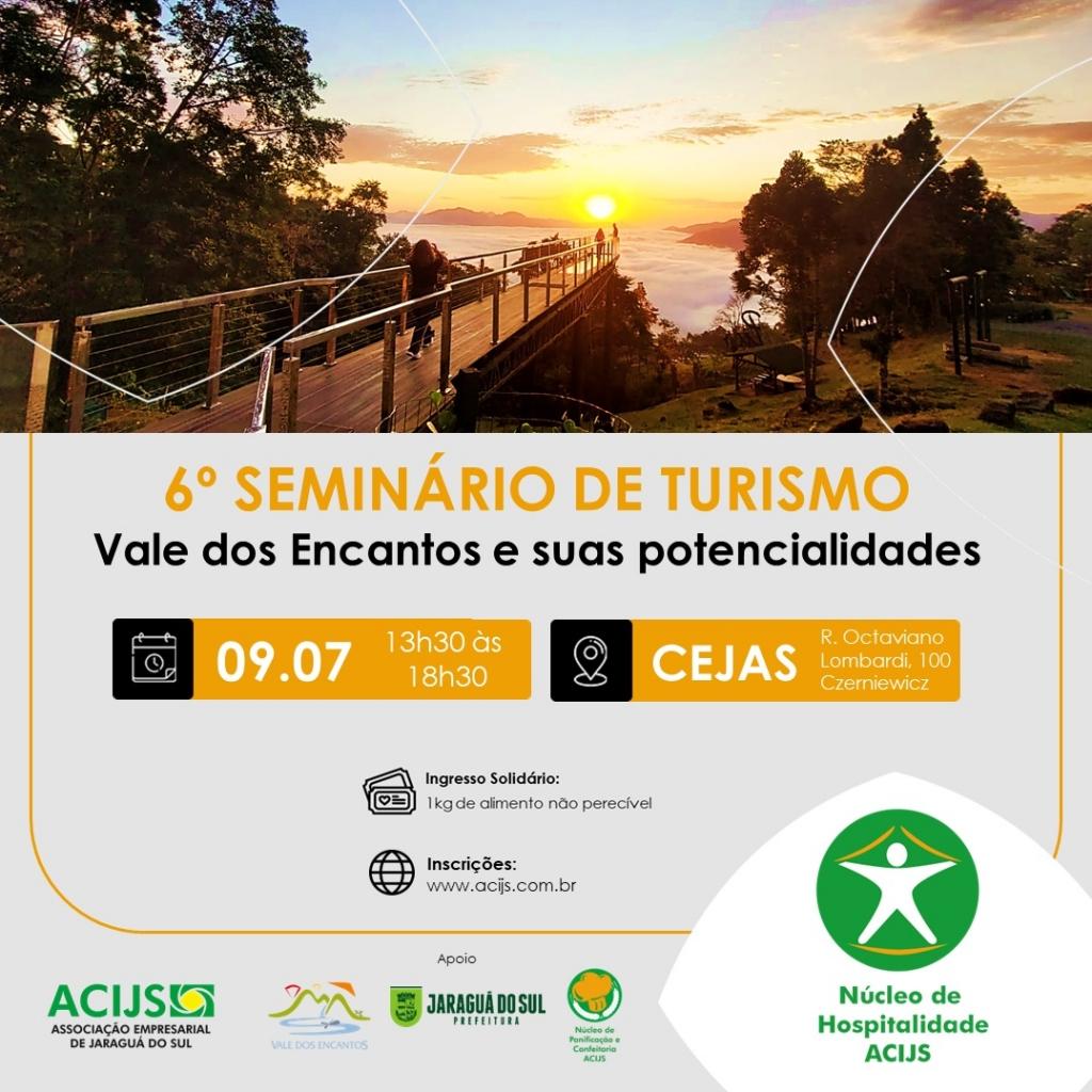 6º Seminário de Turismo de Jaraguá do Sul ocorre nesta terça-feira