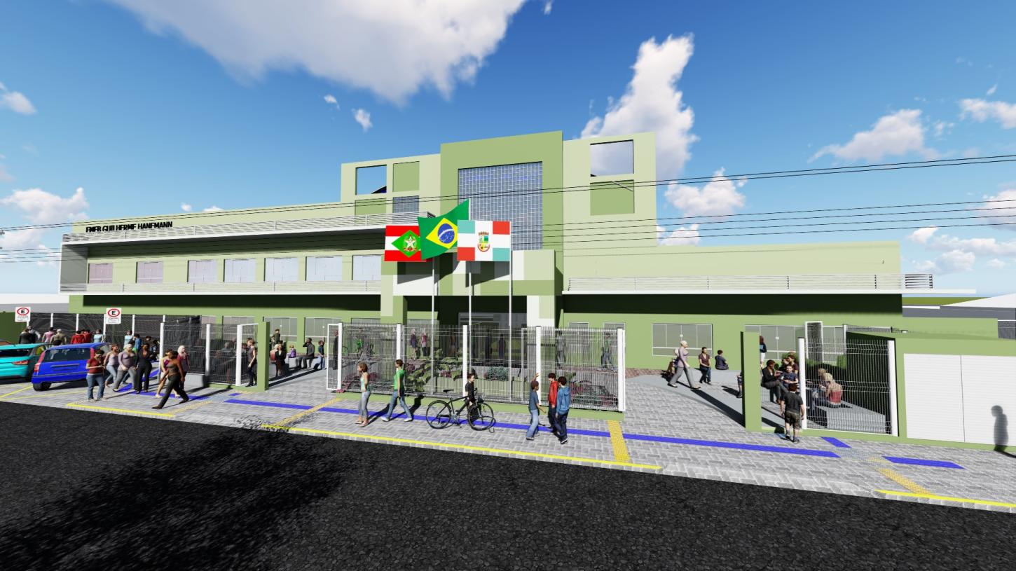 Nova Escola Guilherme Hanemann será entregue em 2025