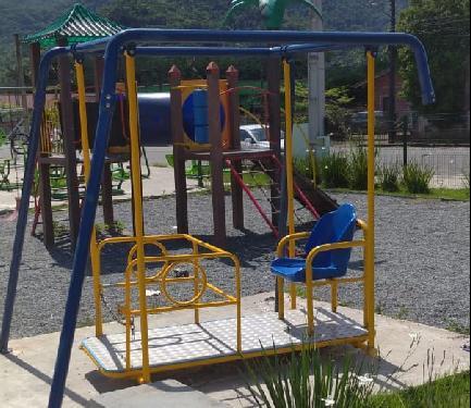 Vandalismo em área de lazer no bairro Santa Luzia