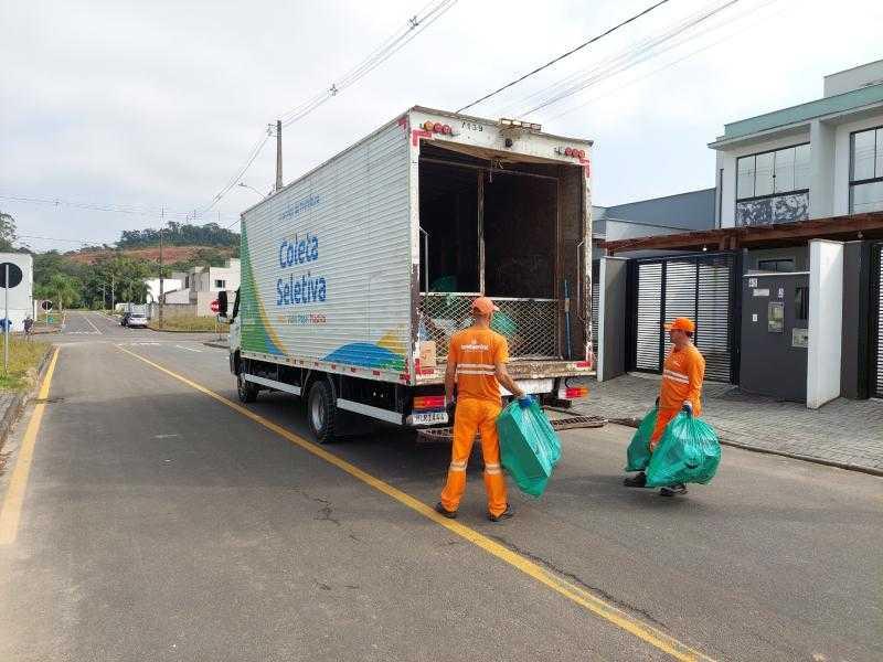 Calendário 2025 de distribuição do Saco Verde no App Jaraguá na Mão