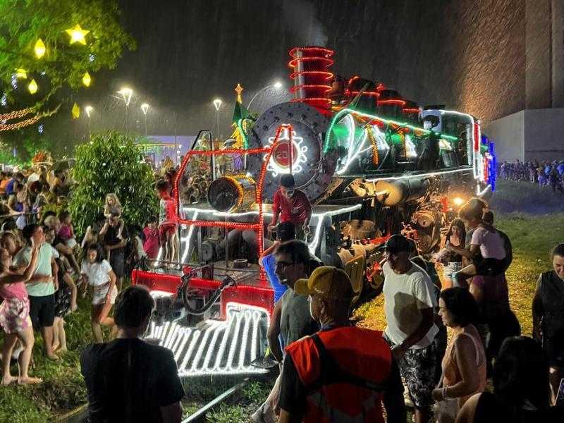 Maria Fumaça Natalina promete encantar Jaraguá do Sul nesta sexta