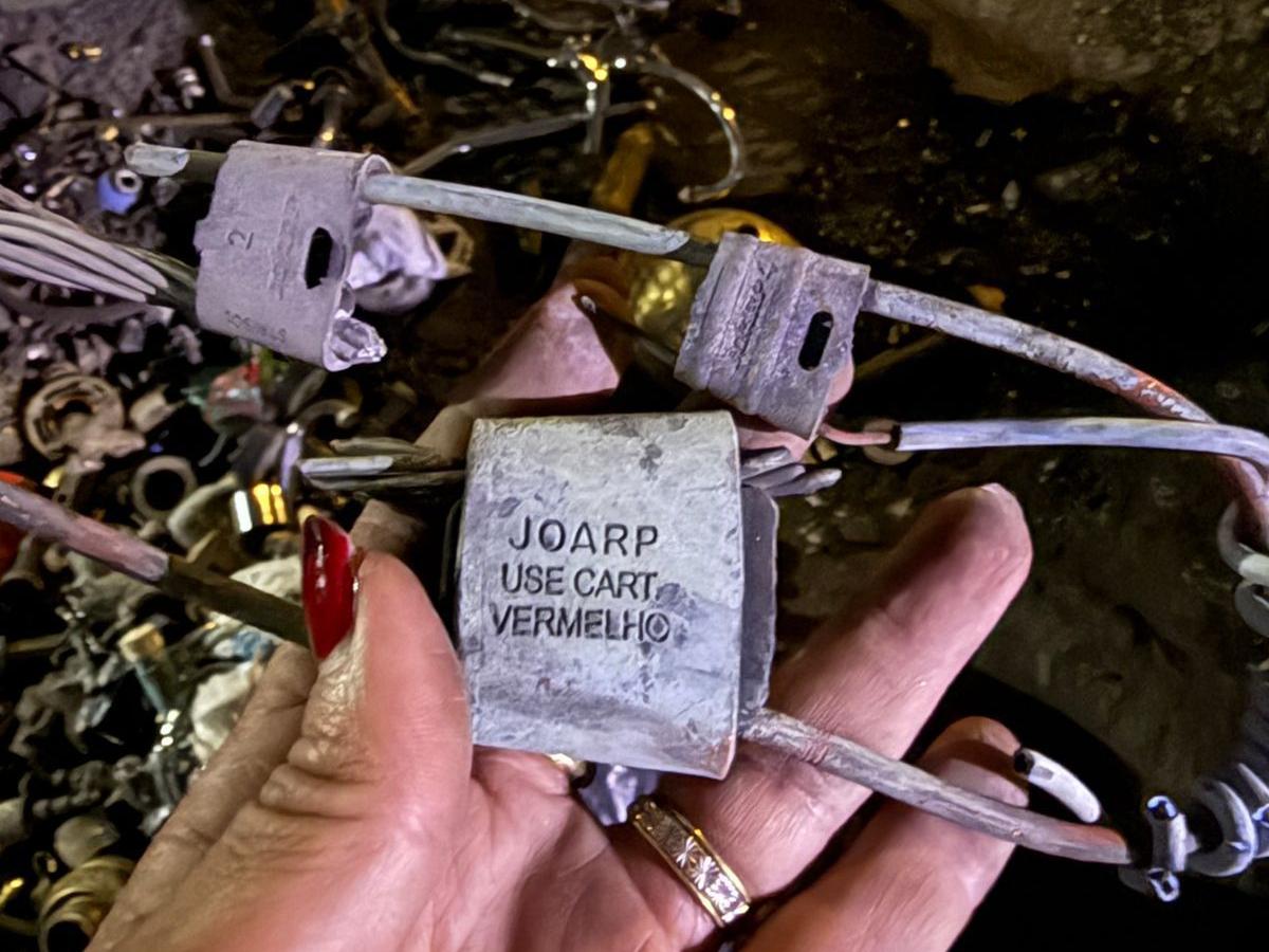 ação das forças de segurança desmonta rede de receptação de cobre, hidrômetros e outros produtos furtados