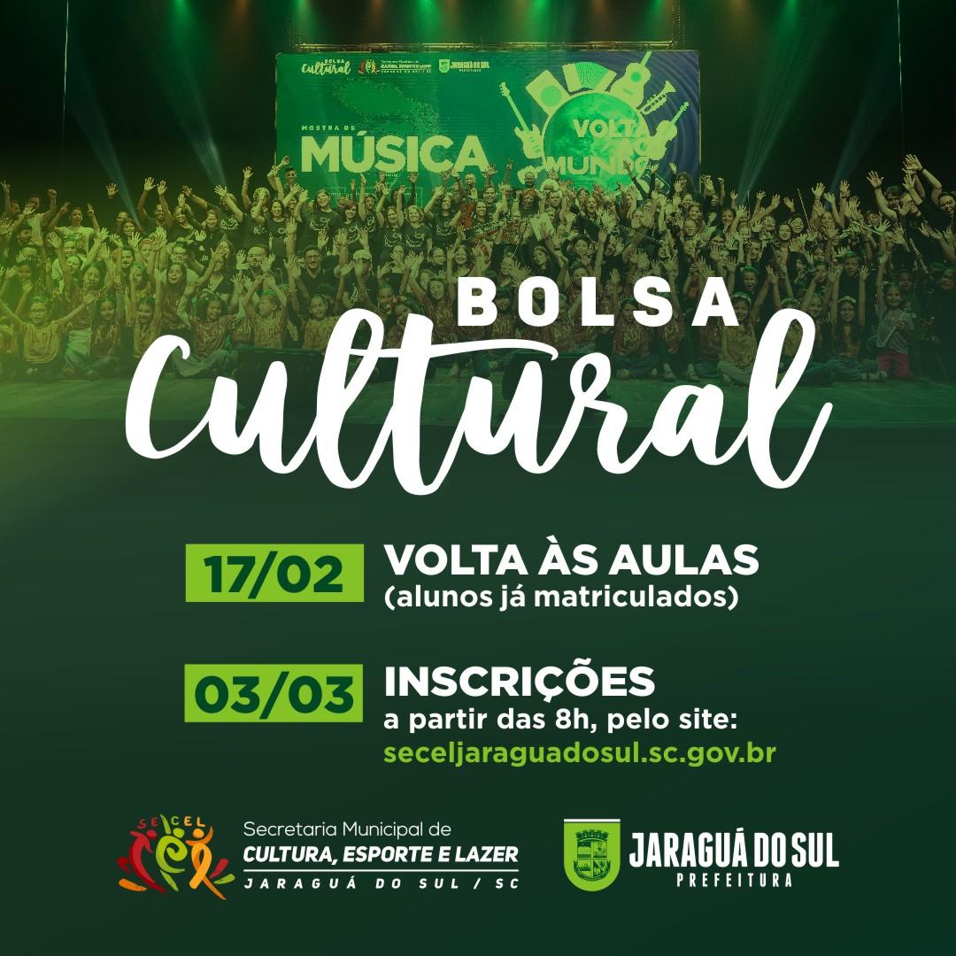 Aulas do Programa Bolsa Cultural retornam na próxima segunda-feira