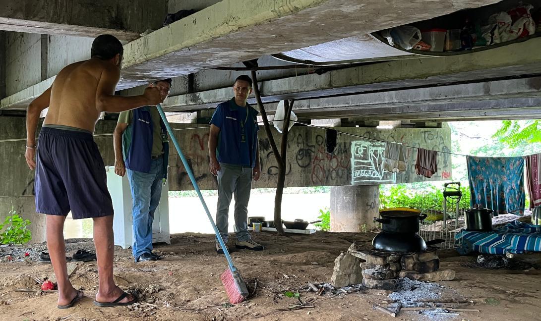 Mais uma ação da Abordagem Social em Jaraguá do Sul