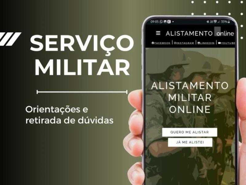 Alistamento militar segue até 30 de junho de 2025