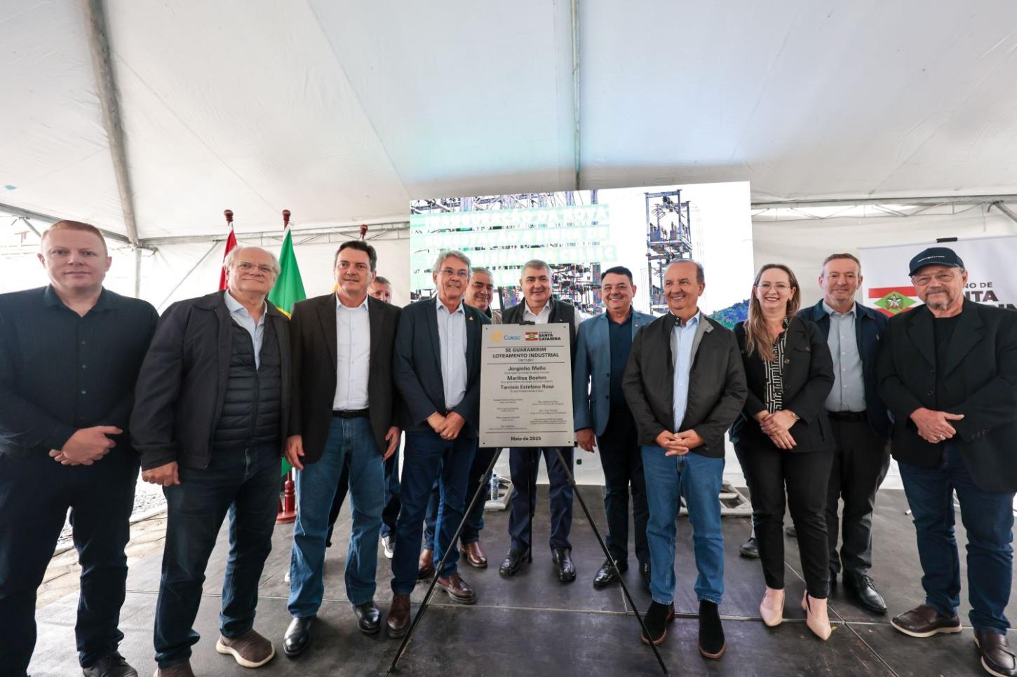 Governo do Estado e Celesc inauguram nova subestação em Guaramirim e reforçam infraestrutura energética no Norte de SC