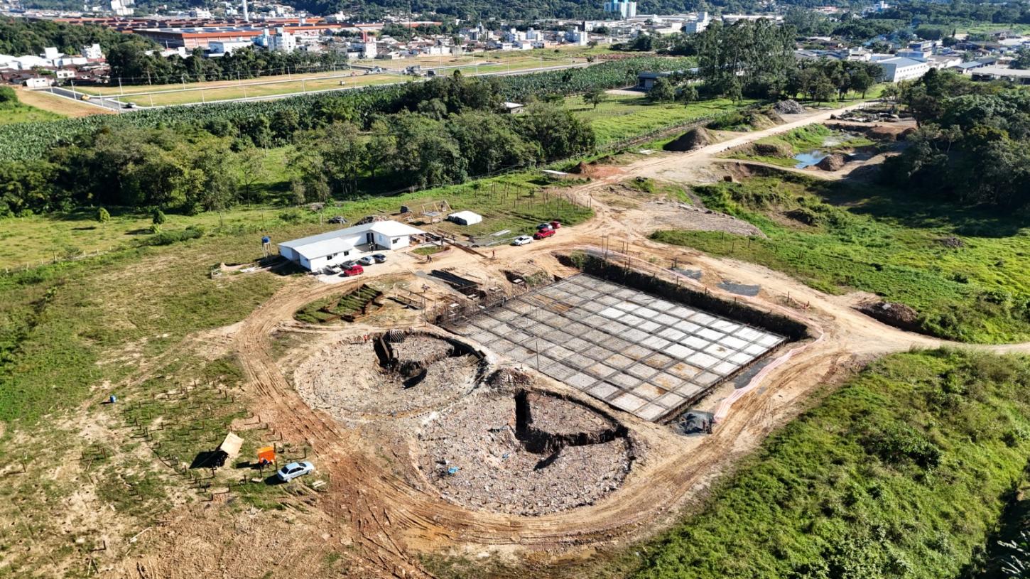 Avançam as obras da nova Estação de Tratamento de Esgoto no Centenário