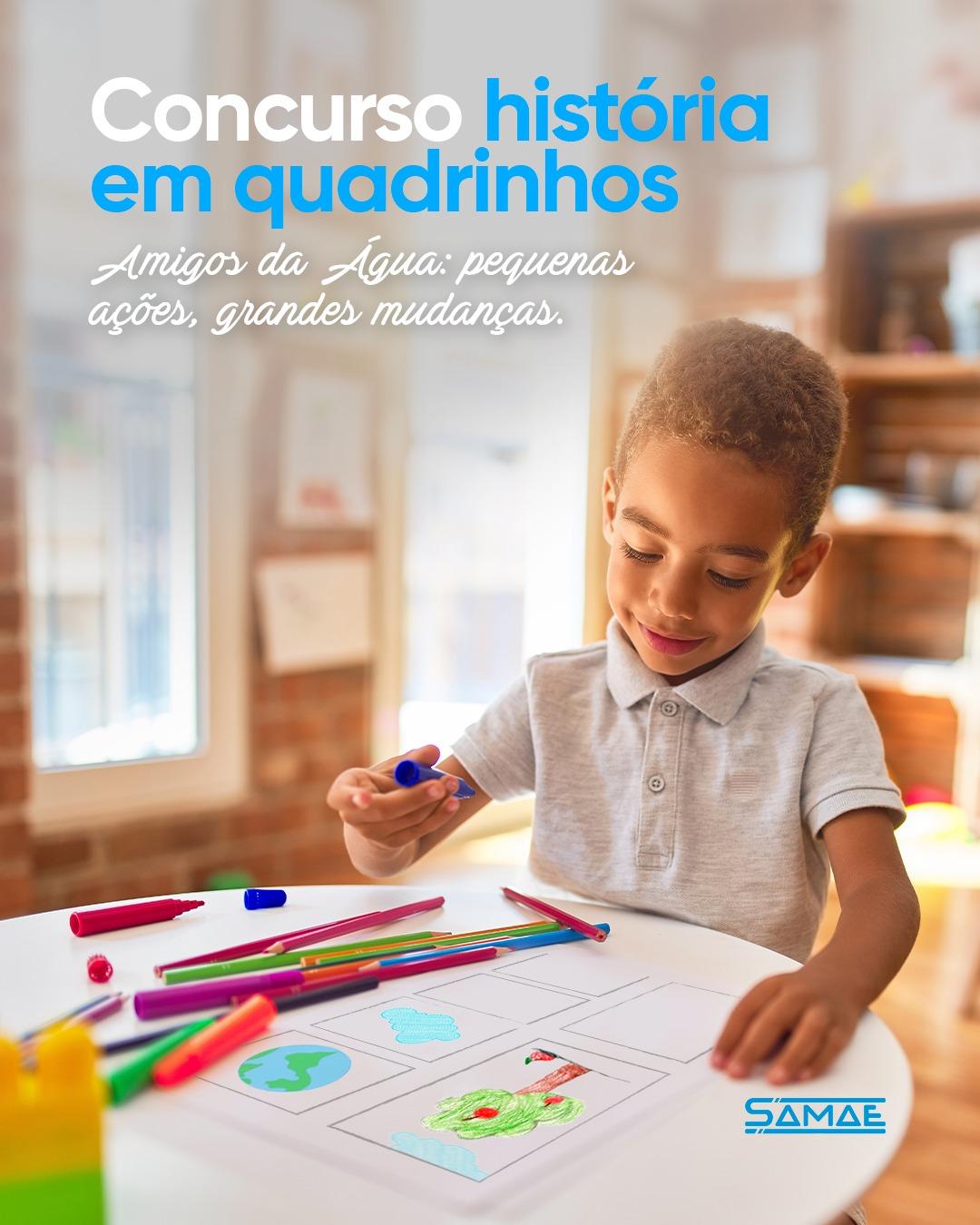 Concurso de História em Quadrinhos do Samae: incrições até o final de agosto