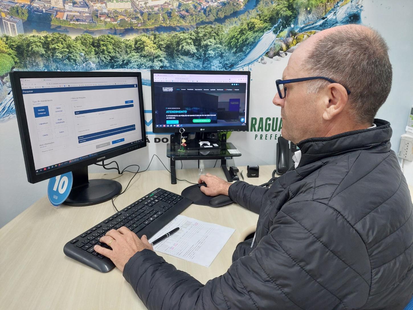 Samae segue realizando a atualização cadastral dos clientes