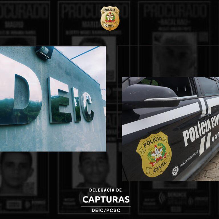 Delegacia de Capturas da DEIC cumpre mandado de prisão por tráfico de drogas em Biguaçu