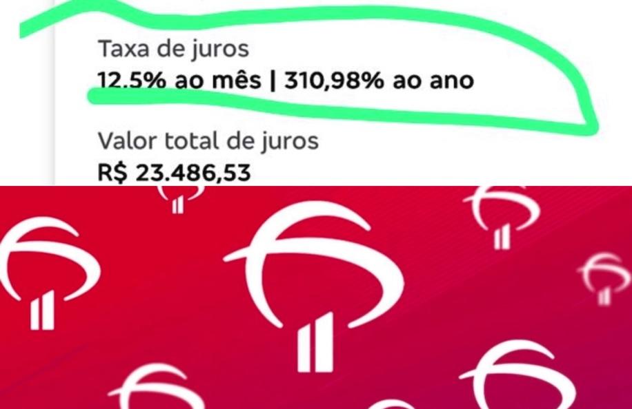 Juros do cartão Bradesco vão a 12,5% ao mês, 311% ao ano