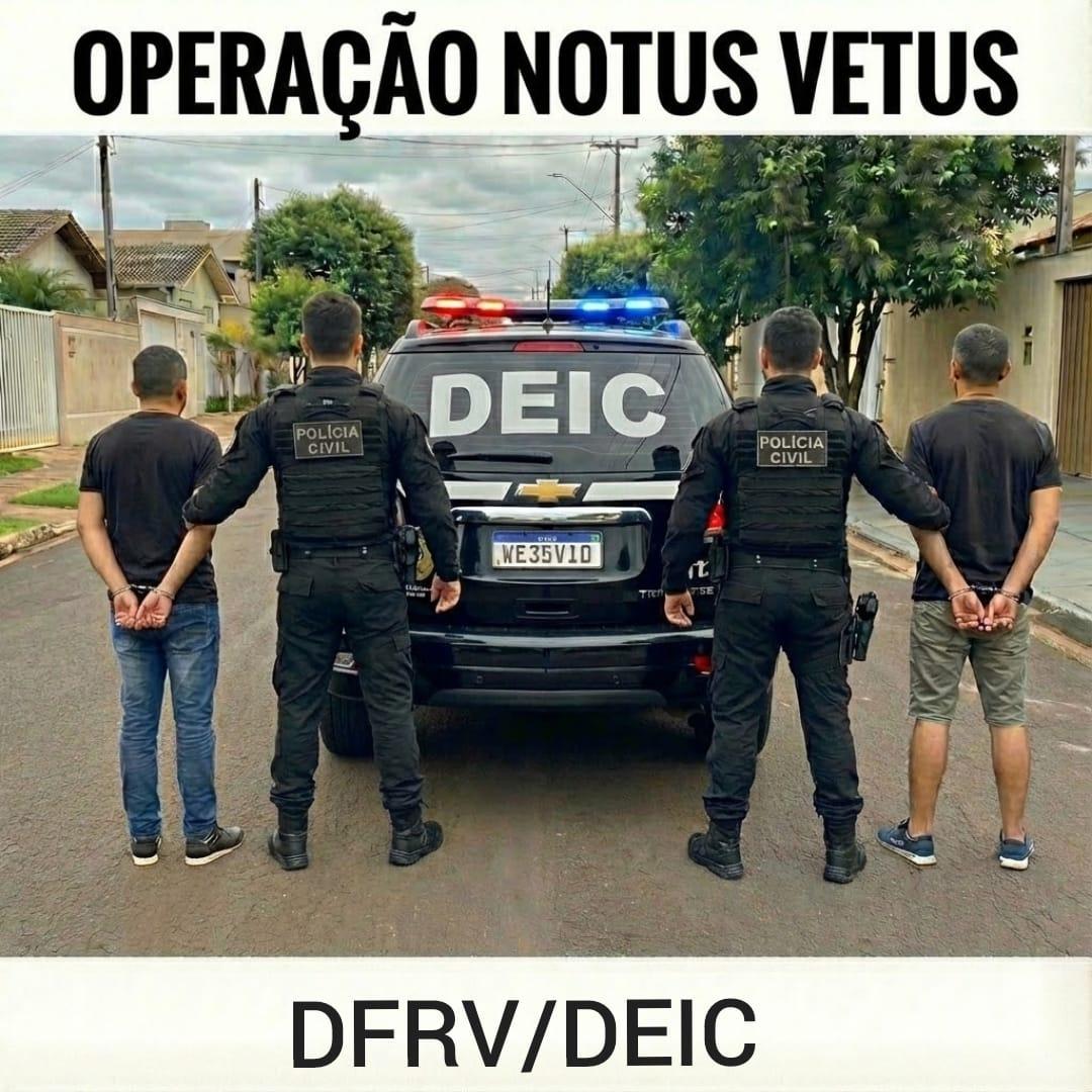 Polícia Civil de Santa Catarina deflagra a Operação Notus Vetu