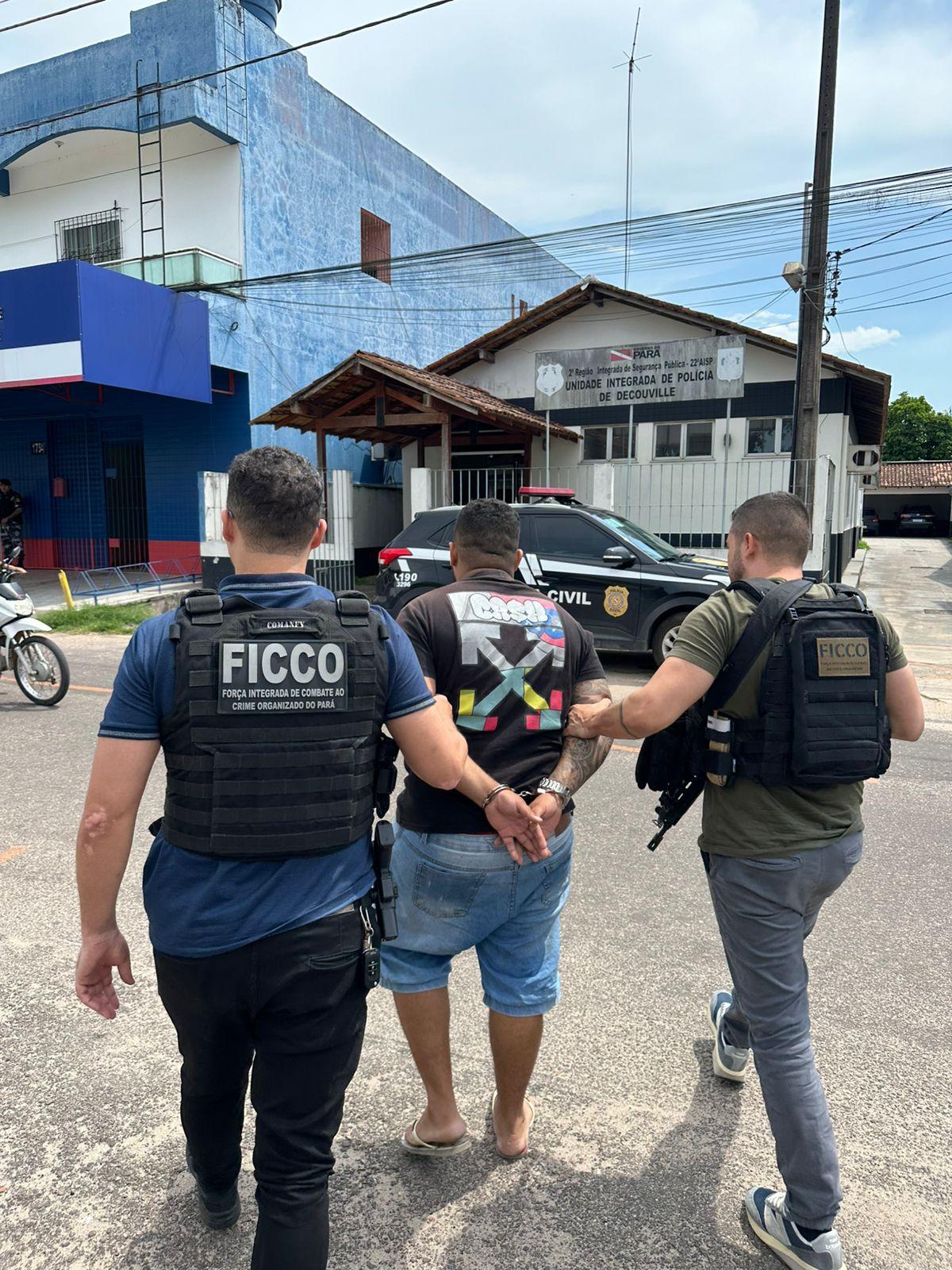 Polícia Civil participa de operação desencadeada pela FICCO/PA e prende três integrantes de organização criminosa do Pará
