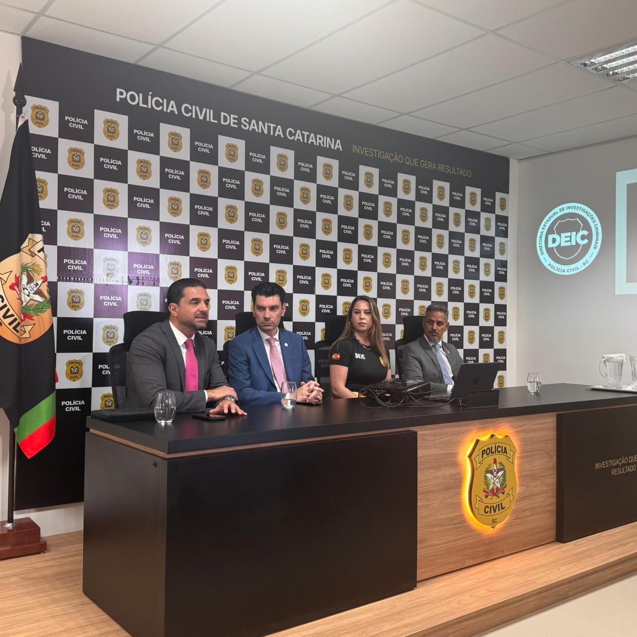 DEIC apresenta resultados históricos em 2025 e reforça combate ao crime organizado em SC