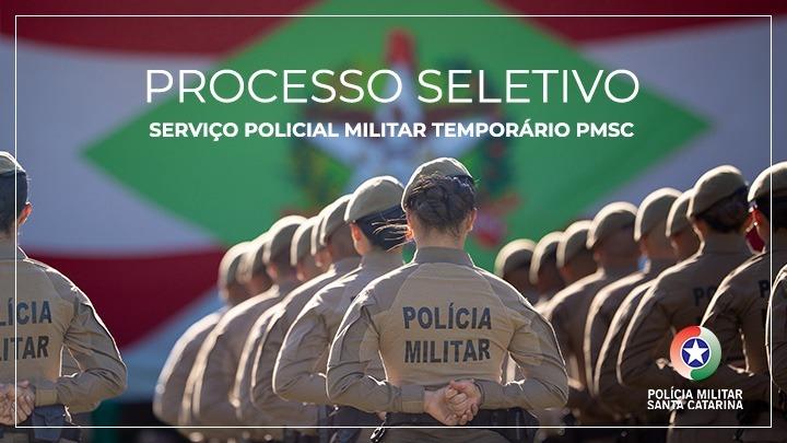 PM de SC abre quase 1,5 mil vagas para militares temporários com contratos de até 8 anos