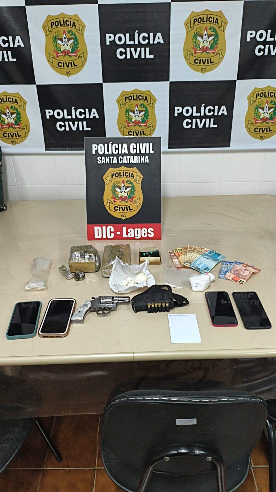 Polícia Civil deflagrou Operação “Codesul II” de combate ao tráfico de drogas na Serra catarinense