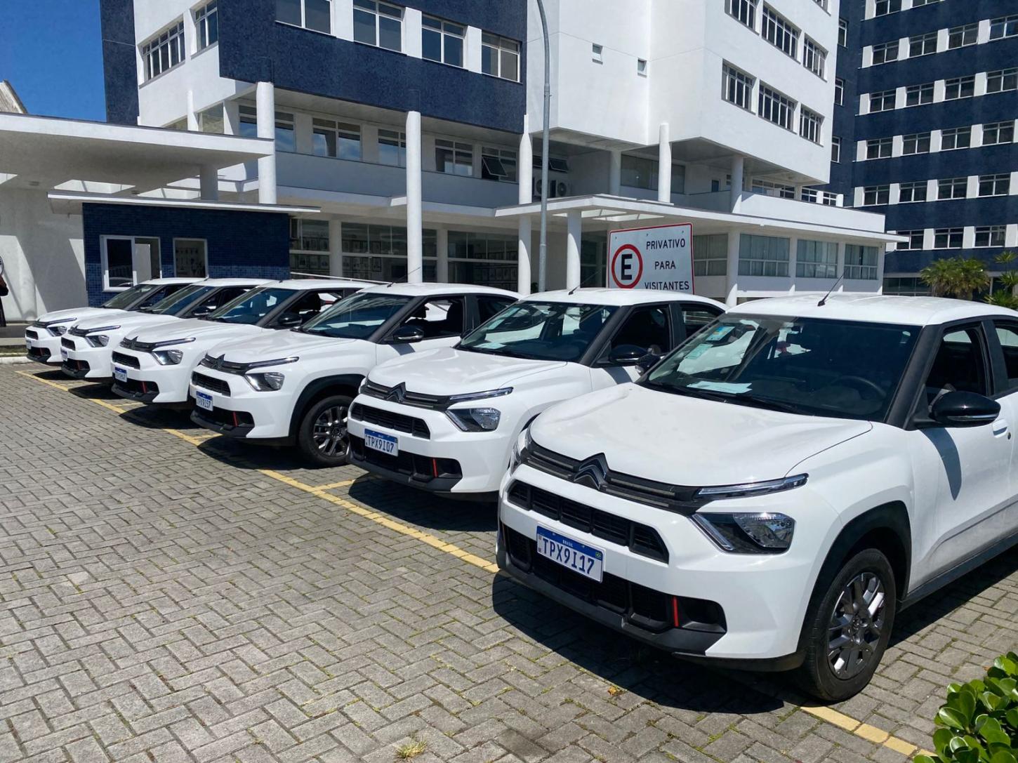 Polícia Civil entrega seis novas viaturas para os Núcleos Estaduais da Coordenadoria de Saúde Ocupacional