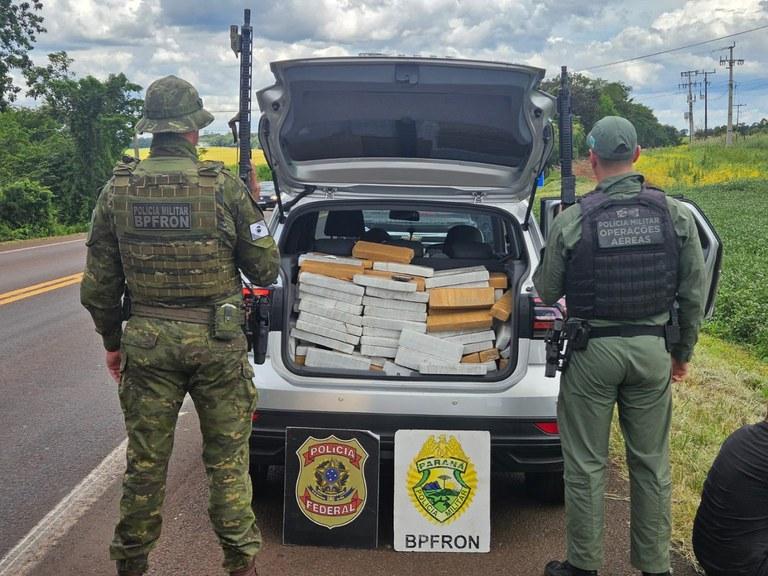 FICCO/PR prende homem com mais de 600 kg de drogas em Céu Azul/PR