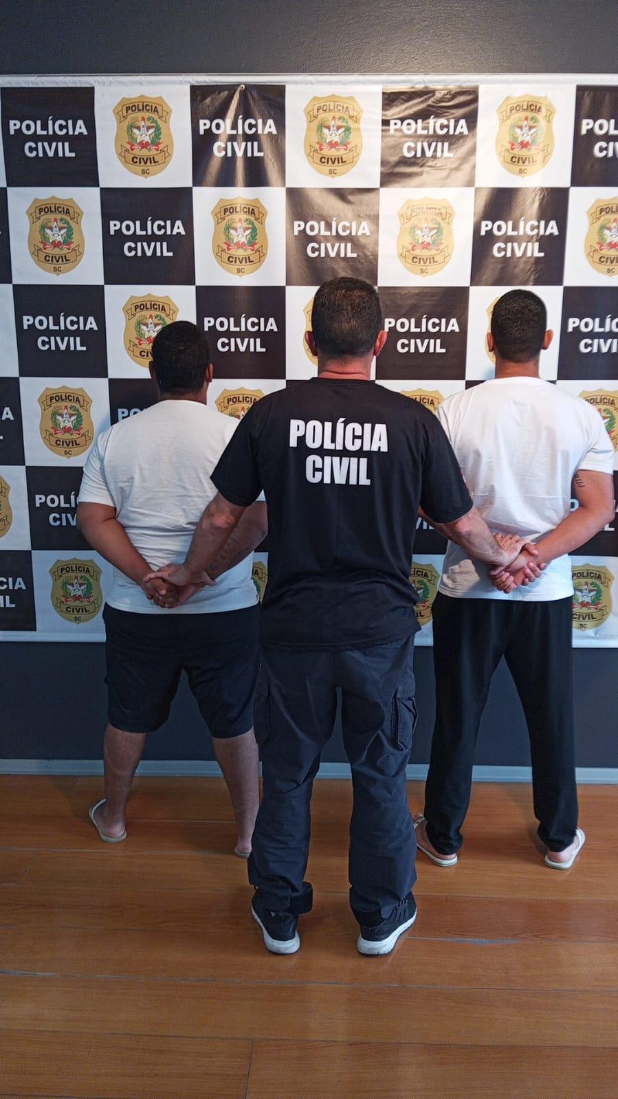 Polícia Civil prende três suspeitos de envolvimento em homicídio em Lages