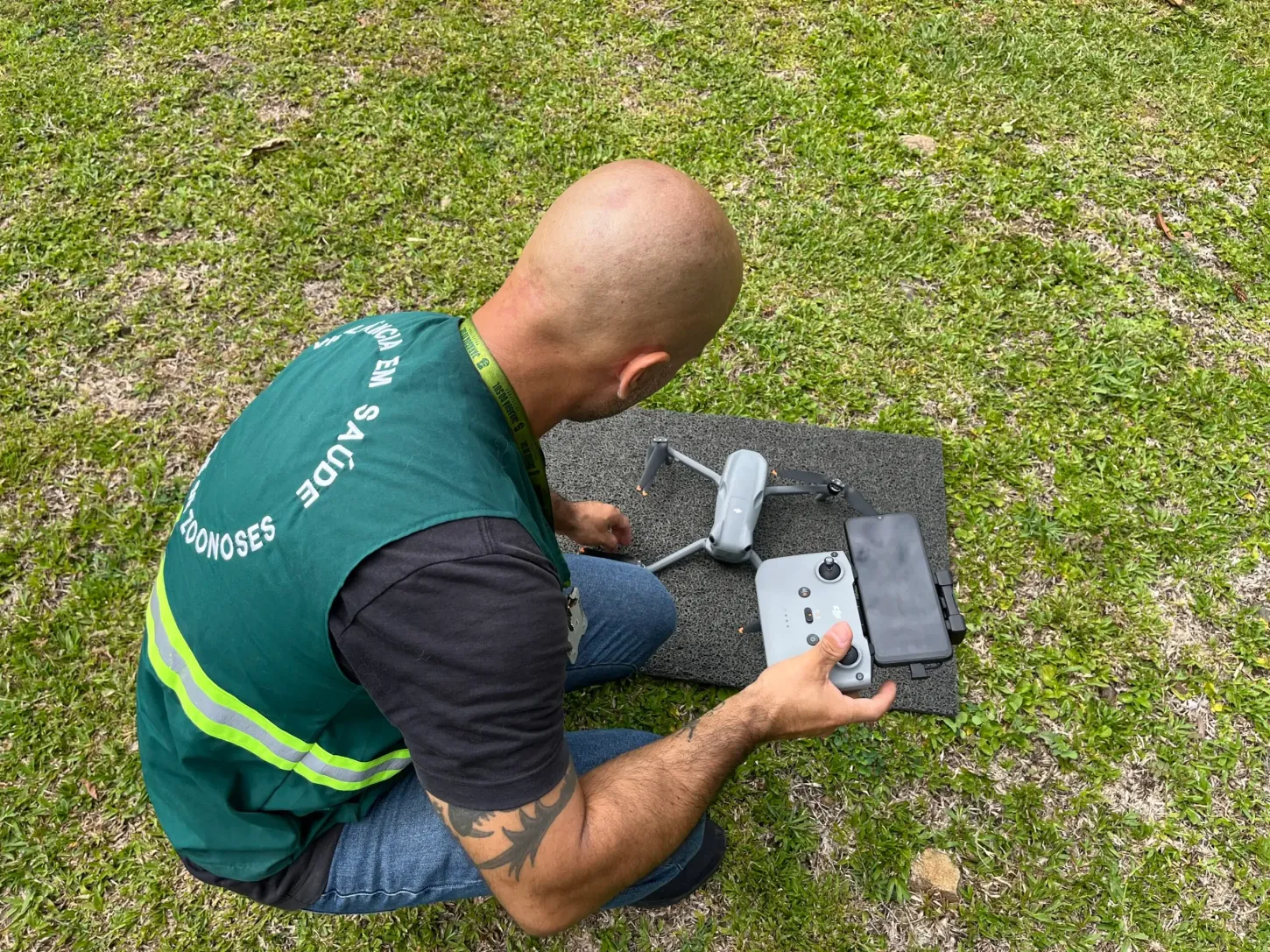Uso de drone reforça ações de combate à dengue em Jaraguá do Sul