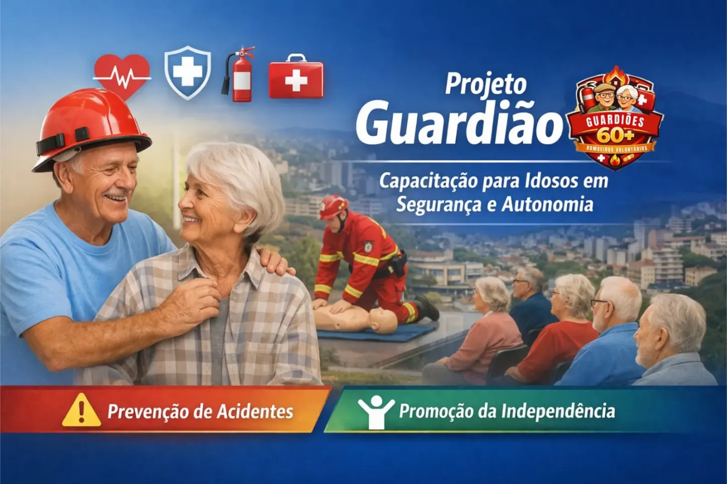 Continuam abertas as inscrições para o Projeto Guardião 60+
